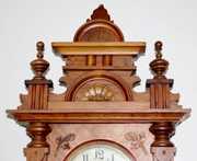 Antique Walnut Free Swinger Wall Clock