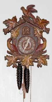 Lux Bird Carved Cuckoo Clock
