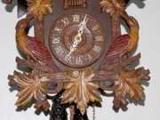 Lux Bird Carved Cuckoo Clock
