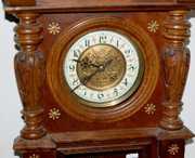 Antique Walnut Carved R.A. Clock