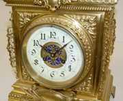 1896 Presentation Ornate Bronze Bracket Clock