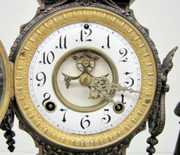 Ansonia “Art & Commerce” Double Statue Clock