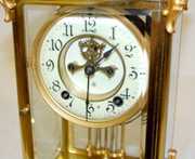 Ansonia “Crown” Crystal Regulator Clock