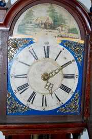 Antique Dutch Hood Weight Wall Clock