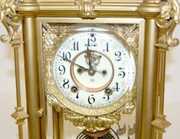 Ansonia “Excelsior” Crystal Regulator Clock