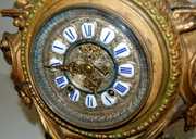 Ornate Ansonia “Lydia” Iron Clock W/ Cherubs