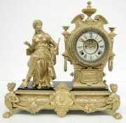 Ansonia “Prosperity” Seated Statue Clock