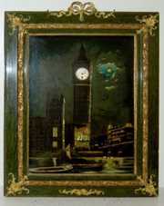Ornate Abalone Inlay Picture Clock