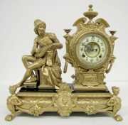 Ansonia “Bard” Antique Statue Clock