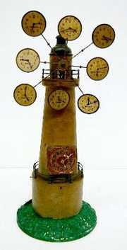 Nine Time Zone Antique Lighthouse Clock