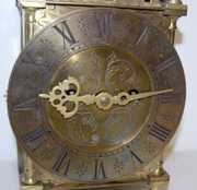 Double Fusee Brass Lantern Clock w/ Bell