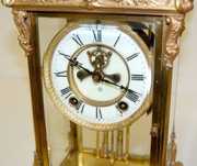 Ansonia “Elysian” Crystal Regulator Clock