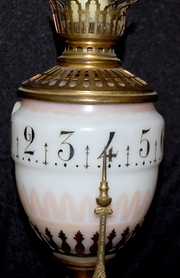 French Annular Dial Candle Clock