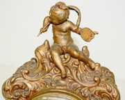 Ornate Ansonia “Crest” Figural Cherub Clock