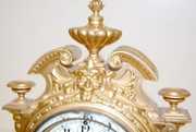 Ansonia “Emporia” Clock W/ Cherubs & Mask