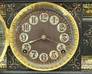 Ansonia “Egypt” Iron Case Shelf Clock