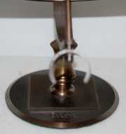 Bulova Miniature Armillary Sun Dial Clock