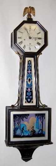 New Haven Art Deco Westminister Banjo Clock