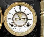 Ornate Ansonia “Cairo” Iron Clock W/ Birds