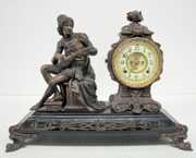 Ansonia “Troubadour” Antique Statue Clock