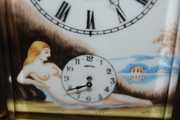 Chinese Carriage Repeater Clock W/ Nudes