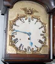 Gustav Becker Tall Case Grandmother Pencil Clock