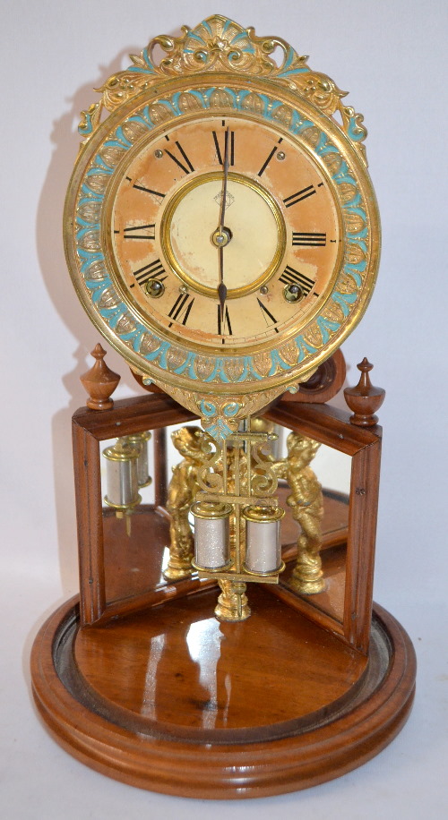 Antique Crystal Palace NO. 2 Extra Dome Clock