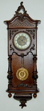 Ornate Carved JGMS RA Clock