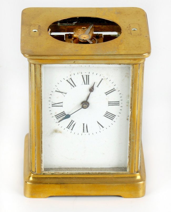 An Art Deco walnut grandmother clock