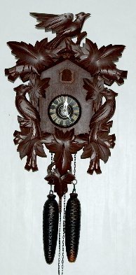 Bird Carved German Cuckoo Clock