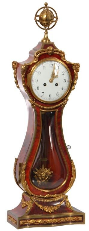 Boulle Lyre Mantle Clock