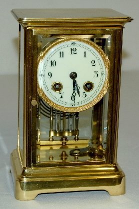 French Crystal Regulator Clock, Paris 1900, T & S
