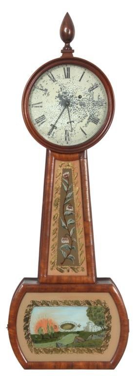 David L. Williams Weight Driven Banjo Clock