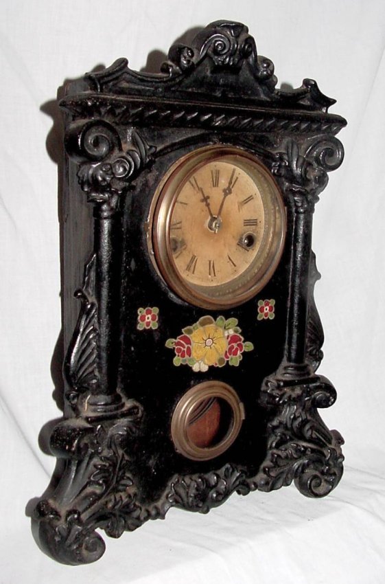 1859 Iron Front Box Clock