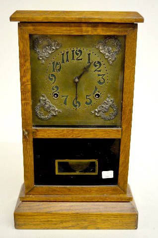 Ingraham Oak Time & Strike Cottage Clock