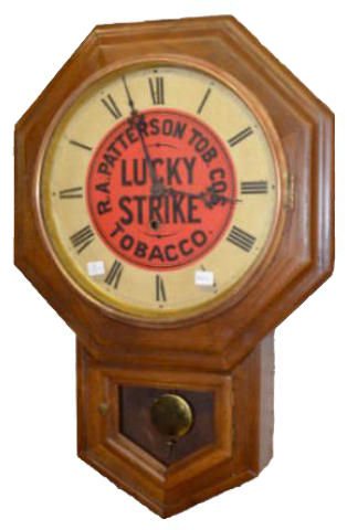 Lucky Strike Advertising Wall Clock