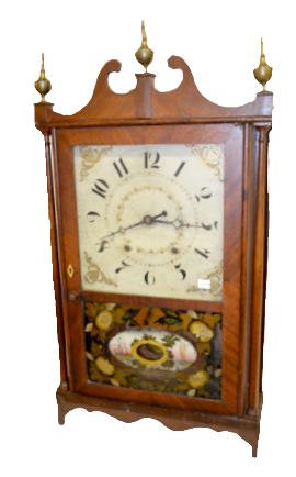 Chauncey Ives 2 Weight Pillar & Scroll Clock