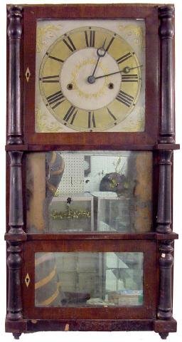 G. W. Bartholomew Triple Decker Shelf Clock