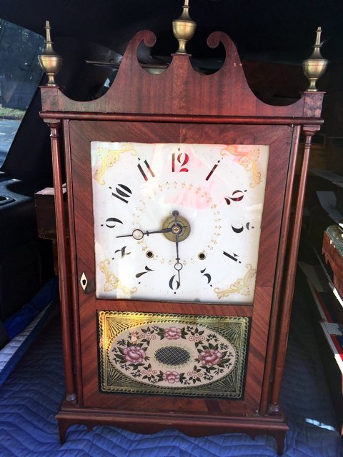 Eli Terry and Sons Pillar and Scroll Clock