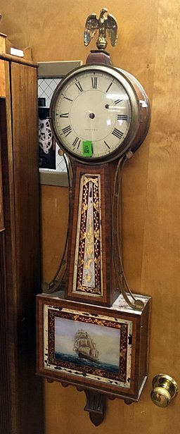 Waltham Weight Driven Banjo Clock