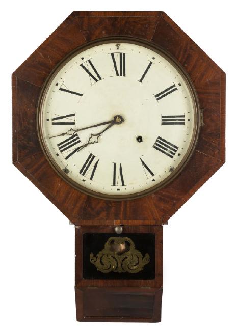 E.N. Welch Octagonal School House Clock