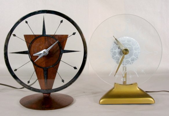 Mastercrafters & Gilbert Glass Clocks