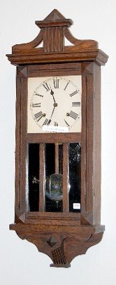 Gilbert Mission Oak Wall Clock