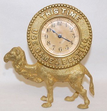Ansonia Camel Advertising Clock