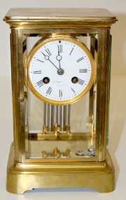 8 Day T&S French Crystal Regulator Clock