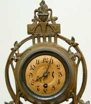 Junghans Art Nouveau Bronzed Clock