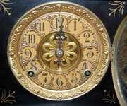 Signed Kroeber Cimbria Slate Mantle Clock