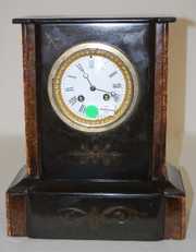 French Slate Bell Strike Mantle Clock