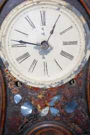 New Haven Iron Front M.O.P. Clock