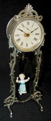 Ansonia Bouncing Doll Clock